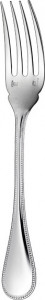 90013 Christofle Вилка для рыбы 18см "Жемчужины" (посеребр.) Посеребрение