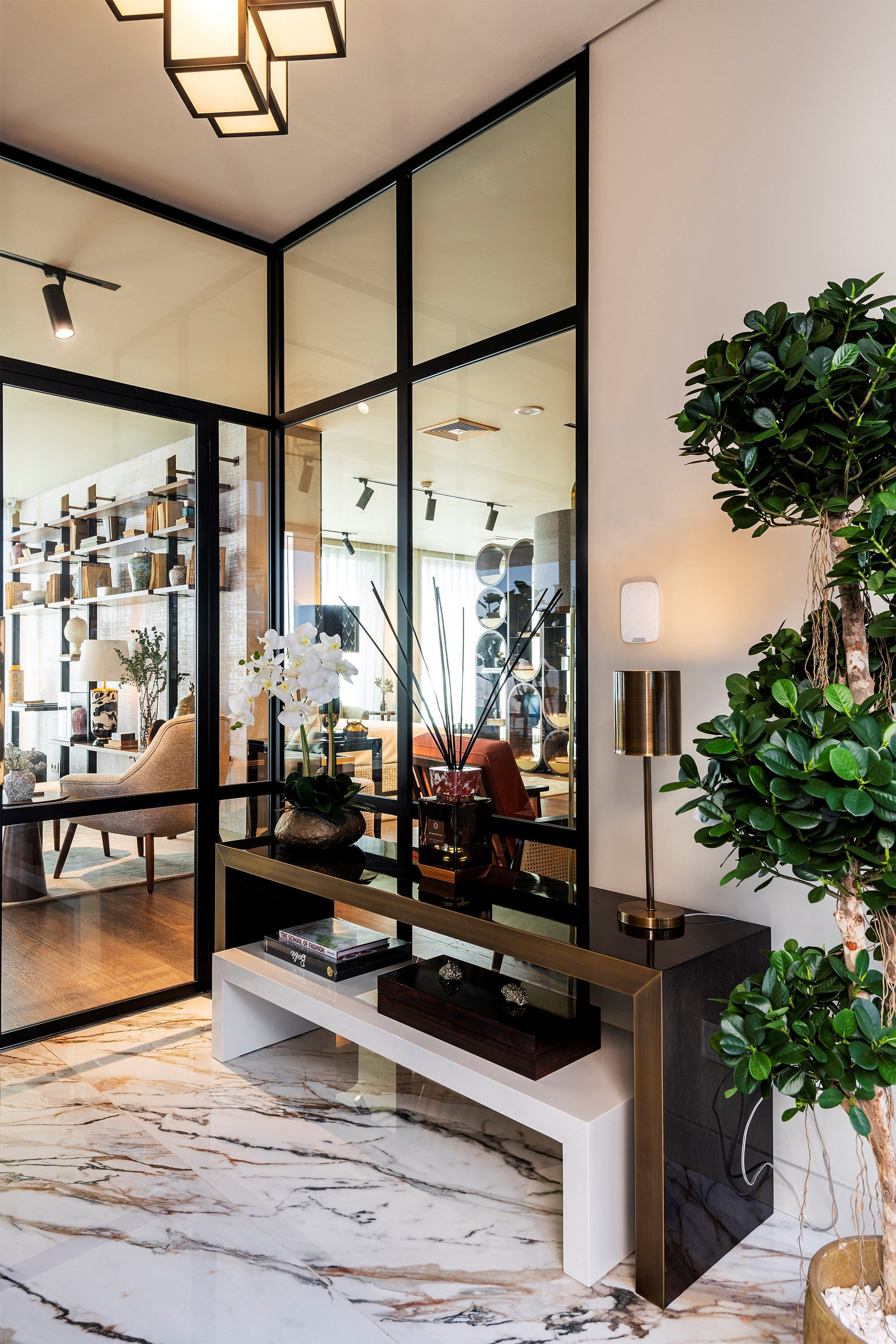 Прямоугольная консоль из шпона Stylish Club мост ARCH-00095631 - Вид №2