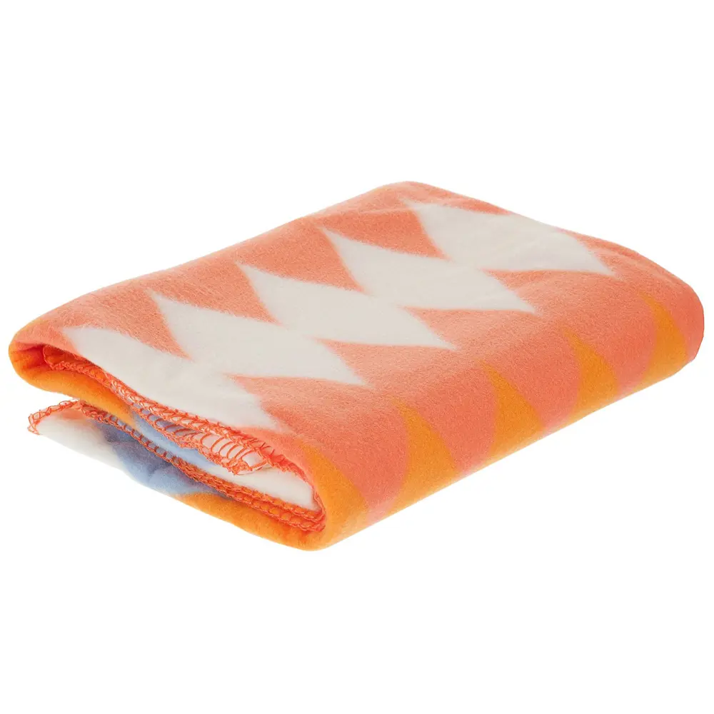 Плед «Ромб» 130х170 см флис цвет оранжевый Santreyd STLM-2178952 - Вид №2