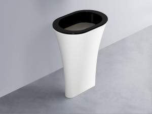 AMLA65-N+AMPILO-FN+AMCOLO-BL Раковина Amedeo Ovale отдельностоящая cielo Enjoy + Amedeo