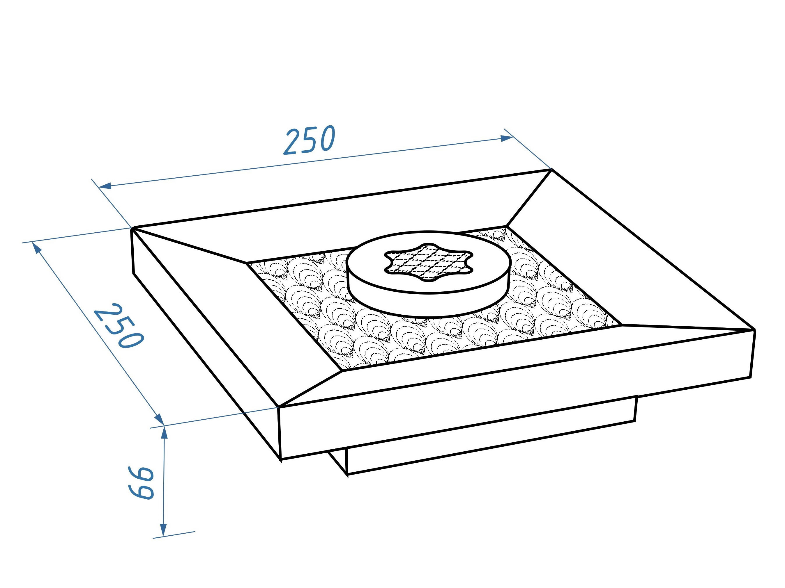 9101979 Биокамин Firelight BFP/T-2525 Cup коричневый STDN-0099260 - Вид №9