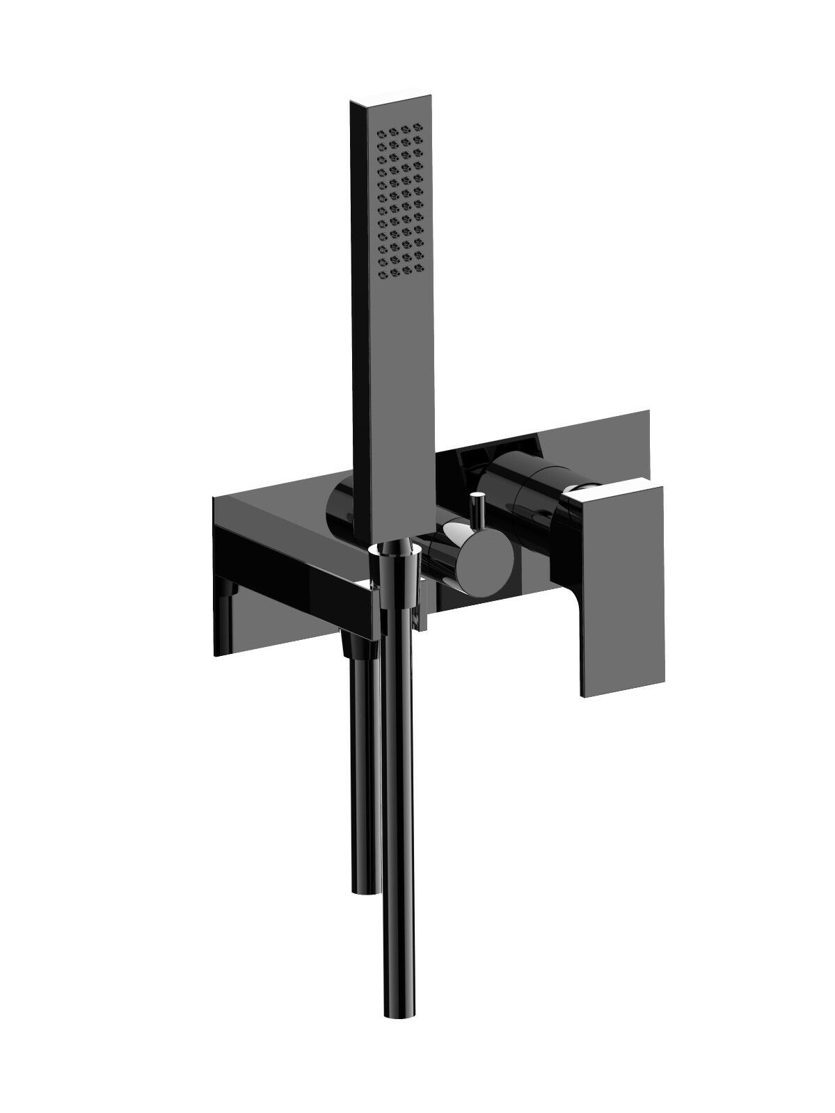 Однорычажный смеситель для душа с 3 отверстиями и ручным душем Rubinetterie Frattini отдельная эстетика ARCH-00076565 - Вид №8