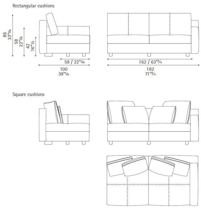 Poltrona Frau Модульный диван La collezione - divani e poltrone sun-id-1459157 - Вид №36