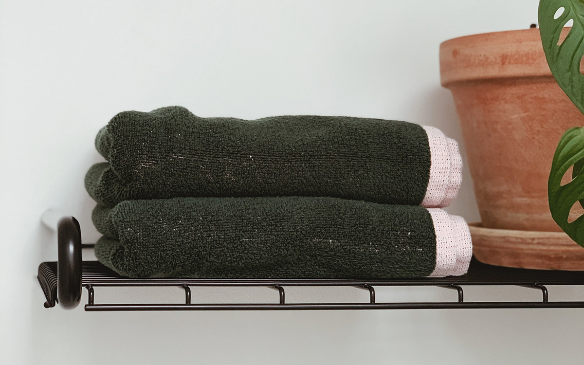 147026R1506 Полка для полотенец - черныйd line Knud Holscher  - Вид №1