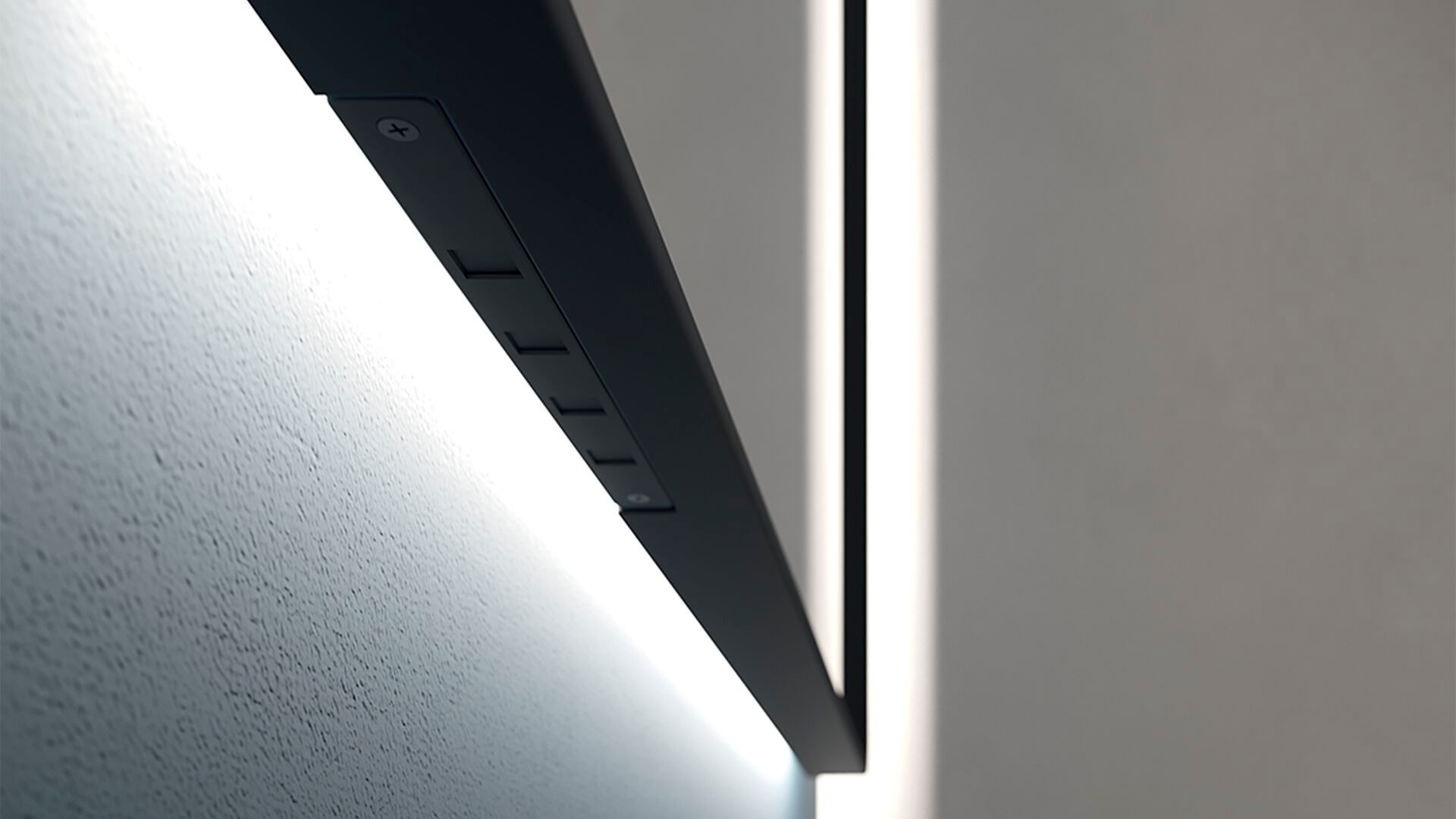 Прямоугольное зеркало для ванной комнаты со встроенным освещением INDA® ZARA + ARCH-00078583 - Вид №2