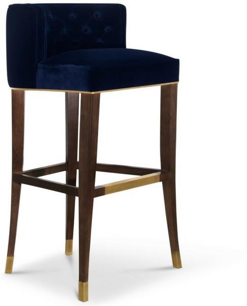 BRABBU Табурет из бархата с ворсом Bourbon sun-id-1372368 - Вид №2