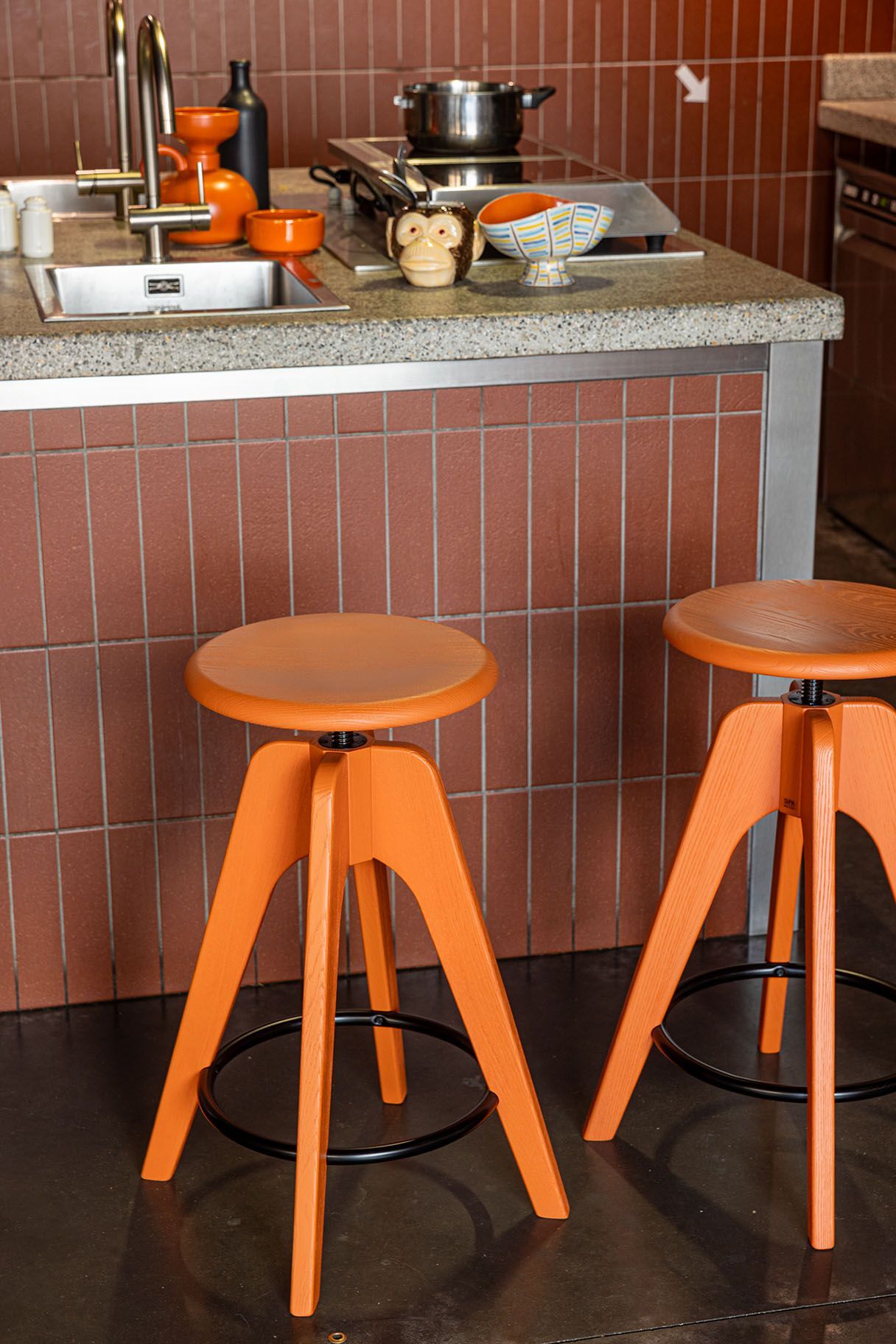 Регулируемая высота деревянный барный стул SIPA Tommy ARCH-00007450 - Вид №2