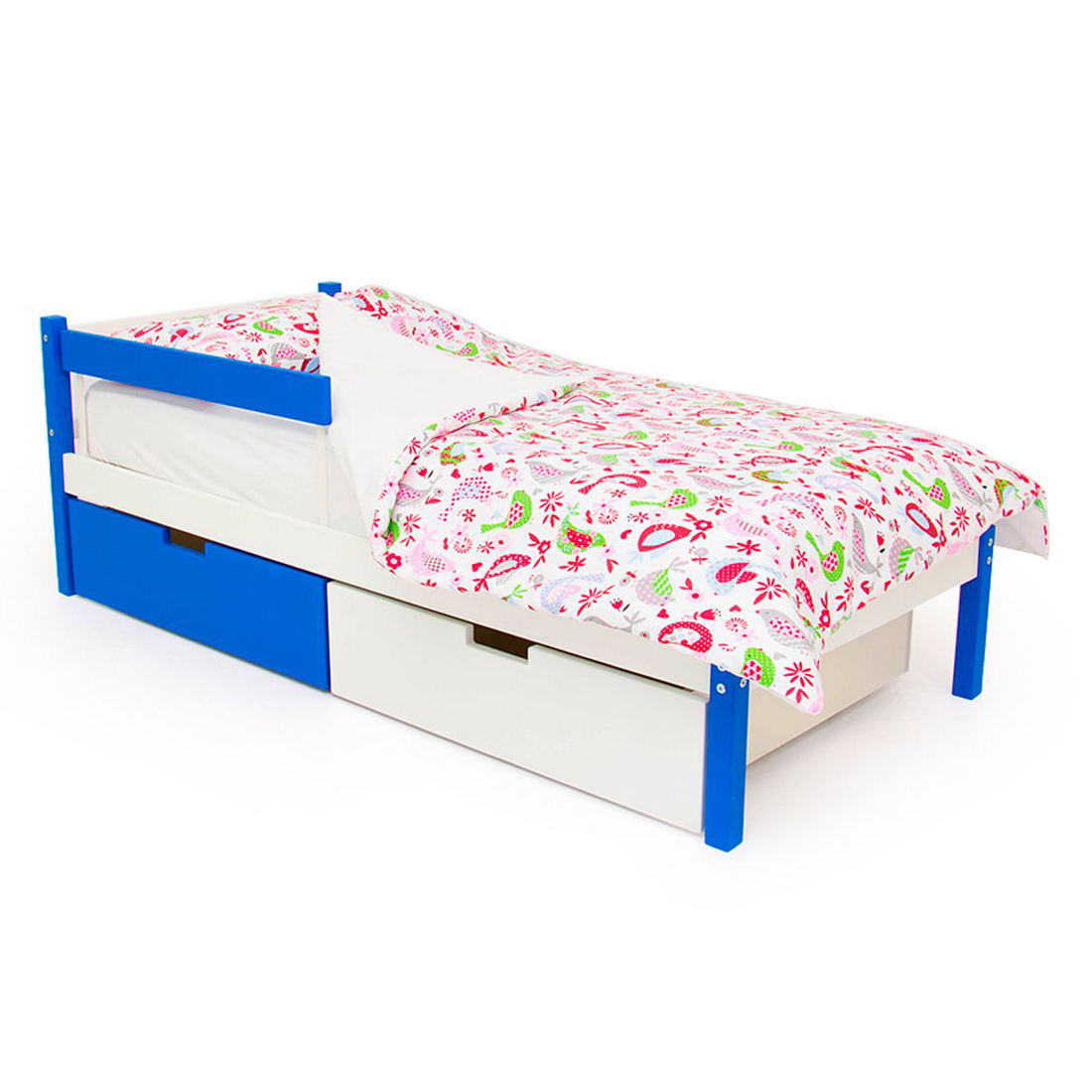 Детская кровать Svogen classic сине-белая БЕЛЬМАРКО  326812 Белый;синий Santreyd  - Вид №6