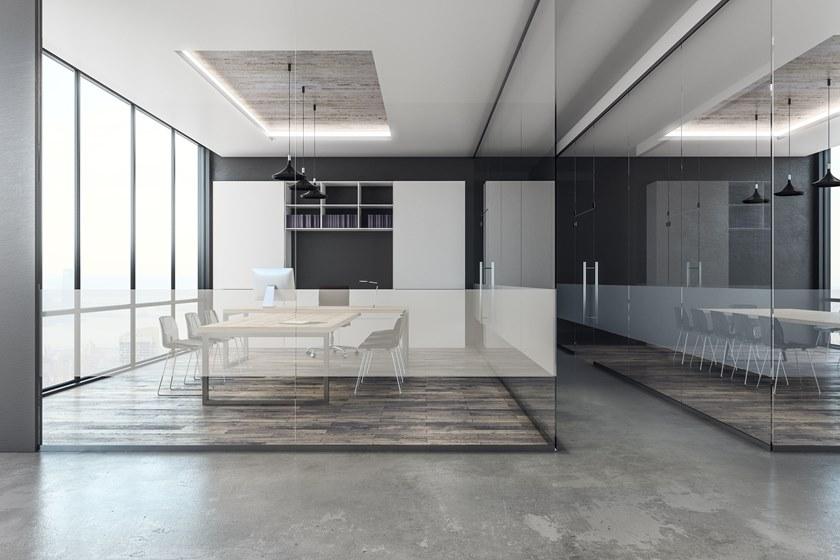 Elitable Стеклянная звуконепроницаемая сдвижная стена для офиса sun-id-1435429 - Вид №1