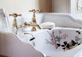 Gentry Home Таз большой белый Victorian Белый GH101461 - Вид №1