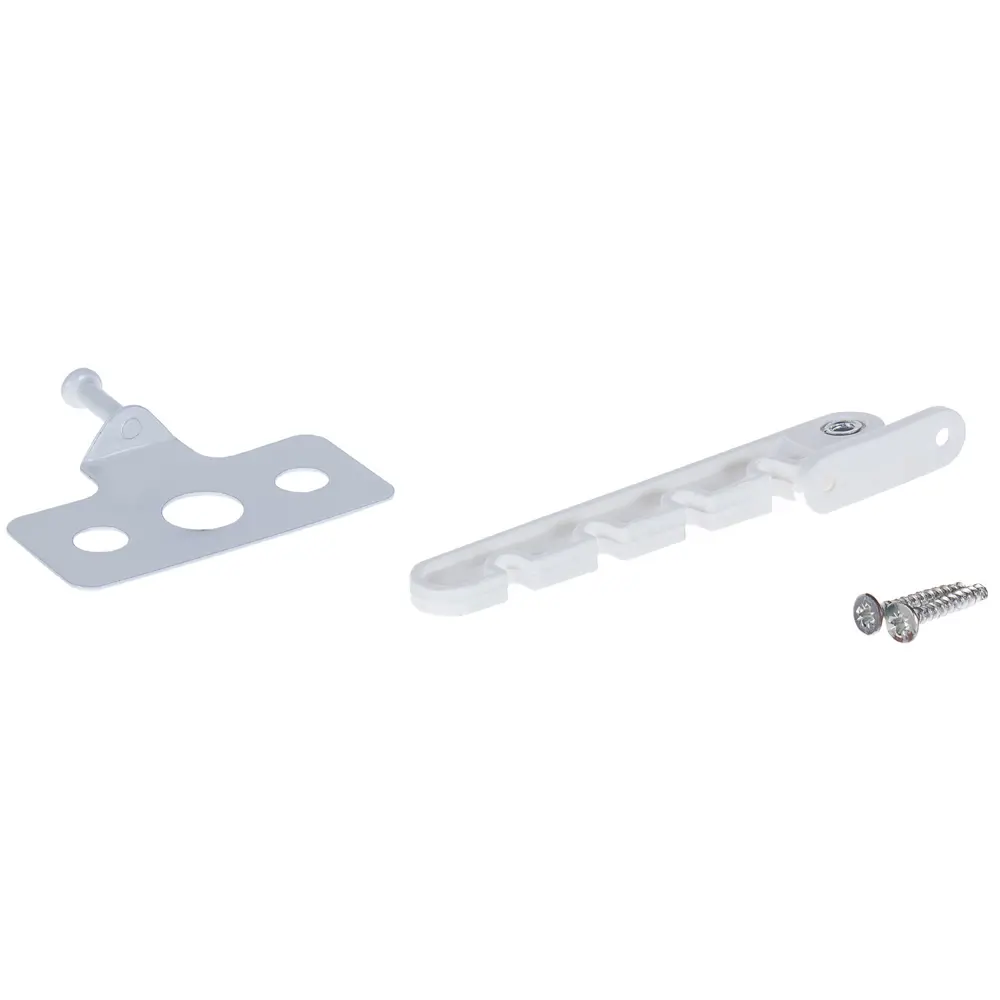 Ограничитель оконный HQ-01, 100 мм, сталь/пластик, цвет белый Santreyd STLM-2055730 - Вид №1