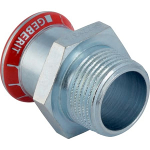 21724 Переходник Geberit Mapress из углеродистой стали, с наружной резьбой Geberit
