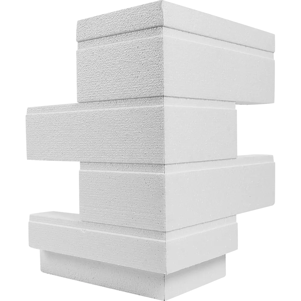 Термопанель внутренний угол Мосстрой-31 Brick Wall натурал 31x31x41x5 см STLM-2128628 - Вид №4