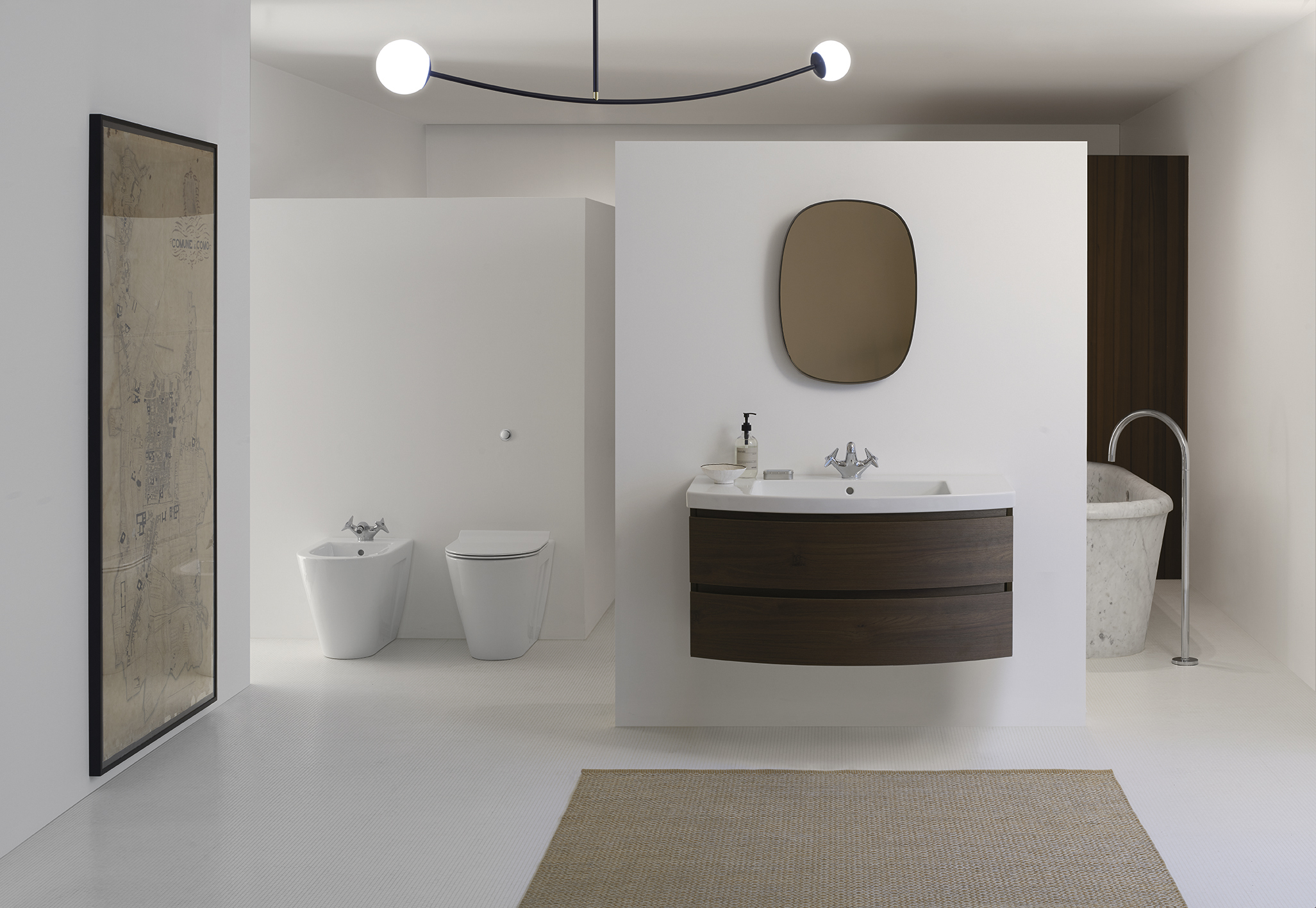 861411 Приставной унитаз напольный Белый GSI ceramica Norm Италия - Вид №3