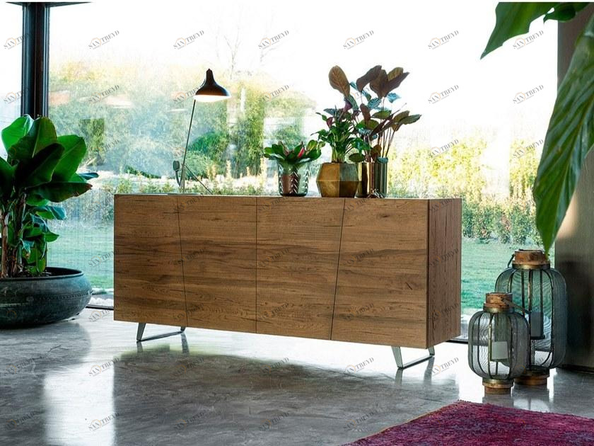 Devina Nais Комод с распашными дверцами и ящиками из массива дерева Unika sun-id-1446945