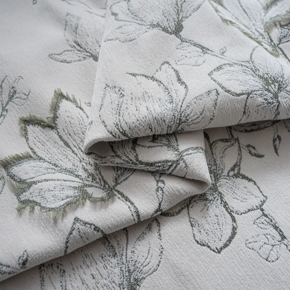 Штора Ilara 200x280 см цвет бежево-зеленый Santreyd STLM-2207316 - Вид №4