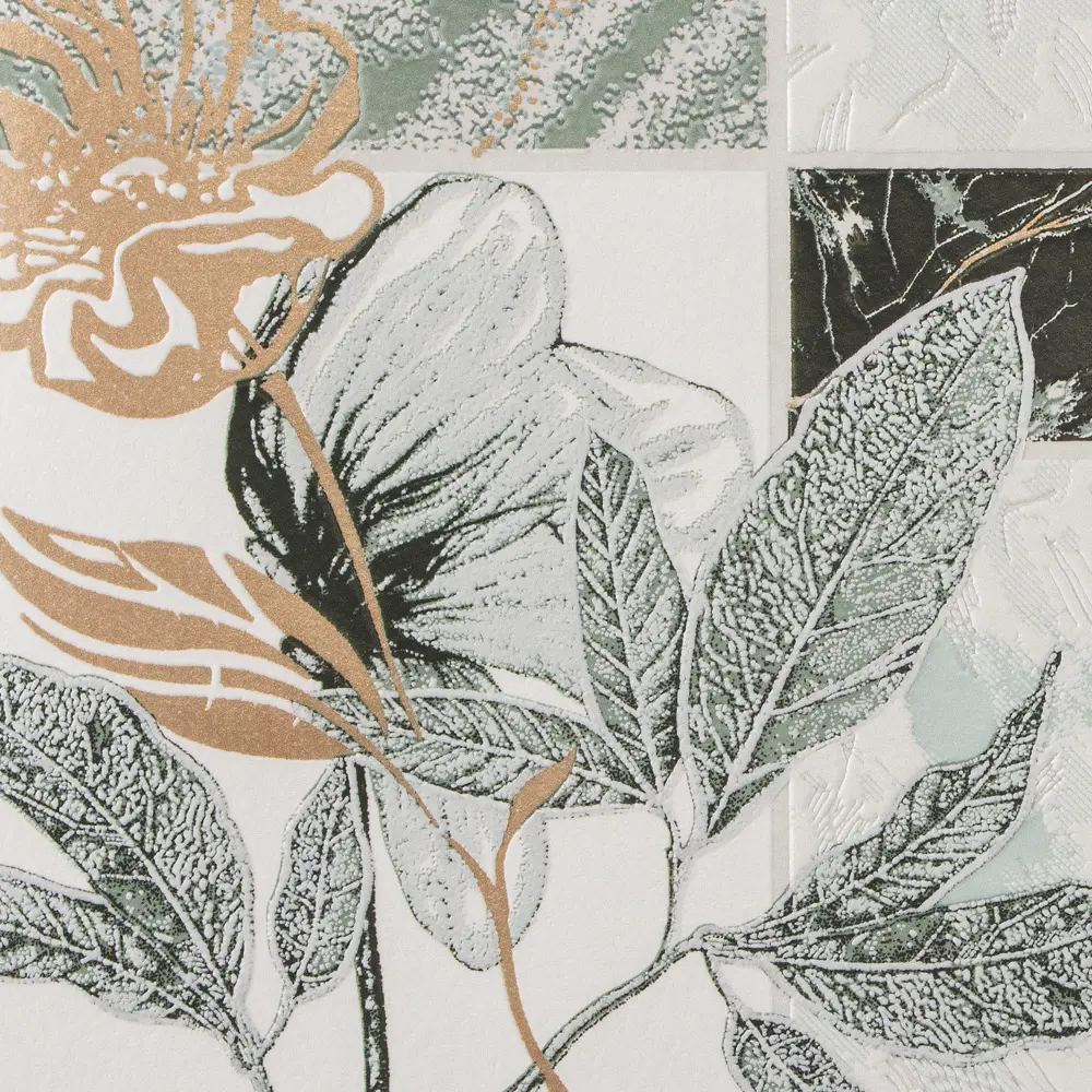 Обои виниловые Марморика зелёные 0.53 м 0222-4 Santreyd STLM-2060625 - Вид №1