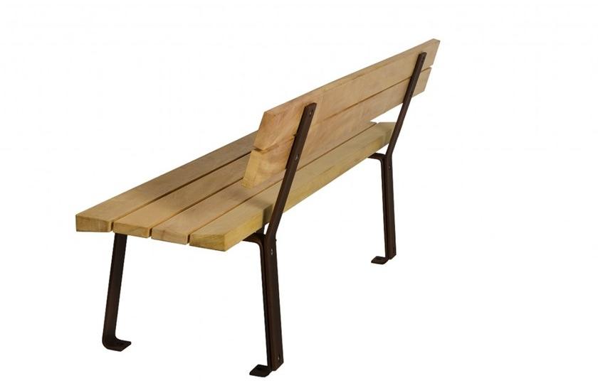 Euroform W Деревянная скамейка со спинкой  1405, 1407  - Вид №3