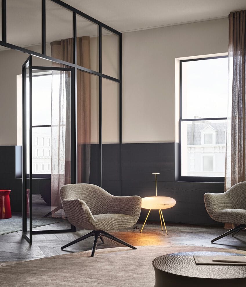 Тканевое кресло с подлокотниками Poliform Mad ARCH-00046547 - Вид №1