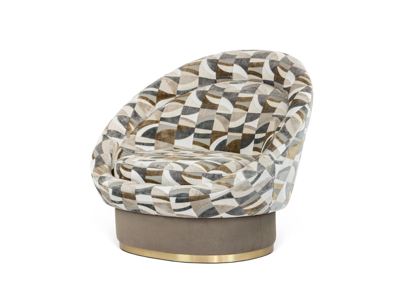 Тканевое кресло без подлокотников JOSÉ LEITE DE CASTRO NOLA ARCH-00057681