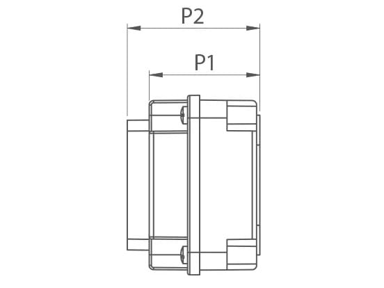Утопленный изогнутый газовый фитинг TECO ARCH-00012098 - Вид №2