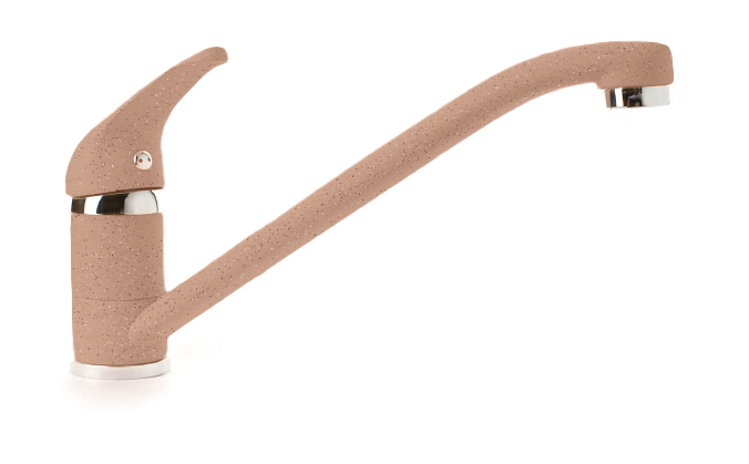 Кухонный смеситель 1023 светло-розовый GranFest 