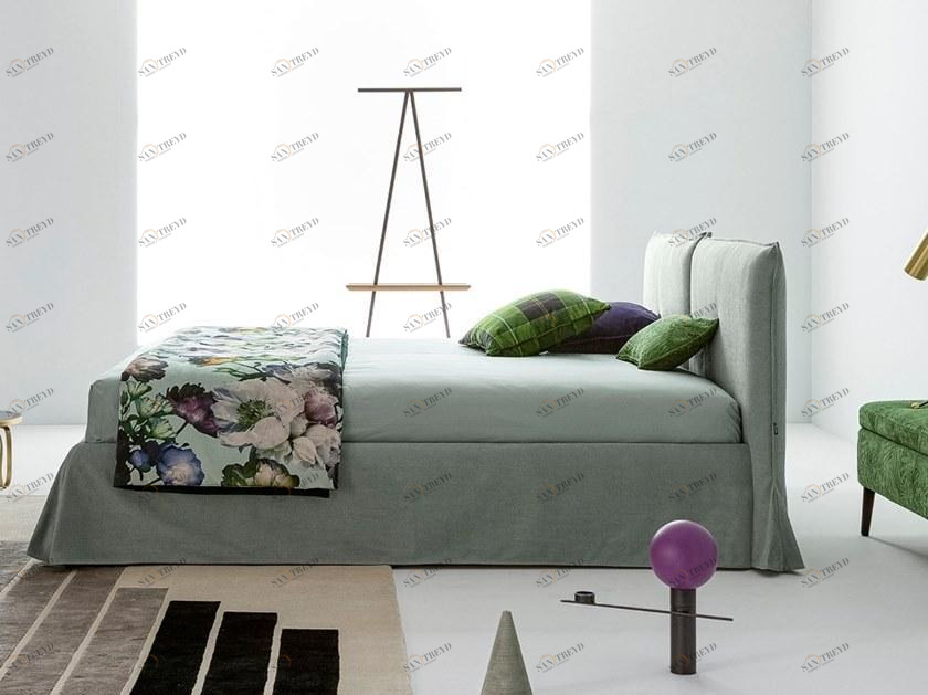 Twils Двуспальная кровать с мягким изголовьем sun-id-1368809