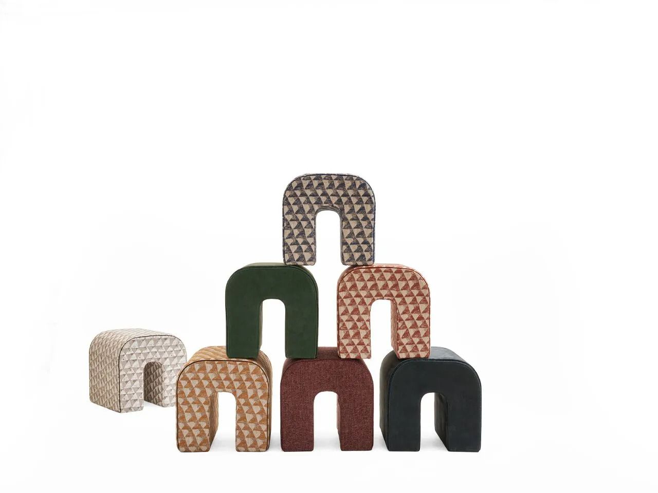 Ткань пуф RIVATELIER PIXEL ARCH-00109588 - Вид №1