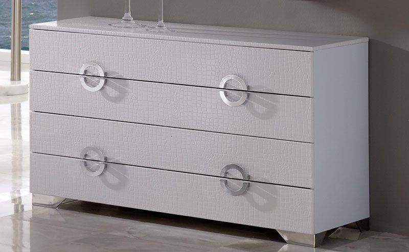 Комод белый с 4 ящиками Eternity ESF ДИЗАЙНЕРСКИЕ, CONTEMPORARY 043937 Белый  - Вид №2