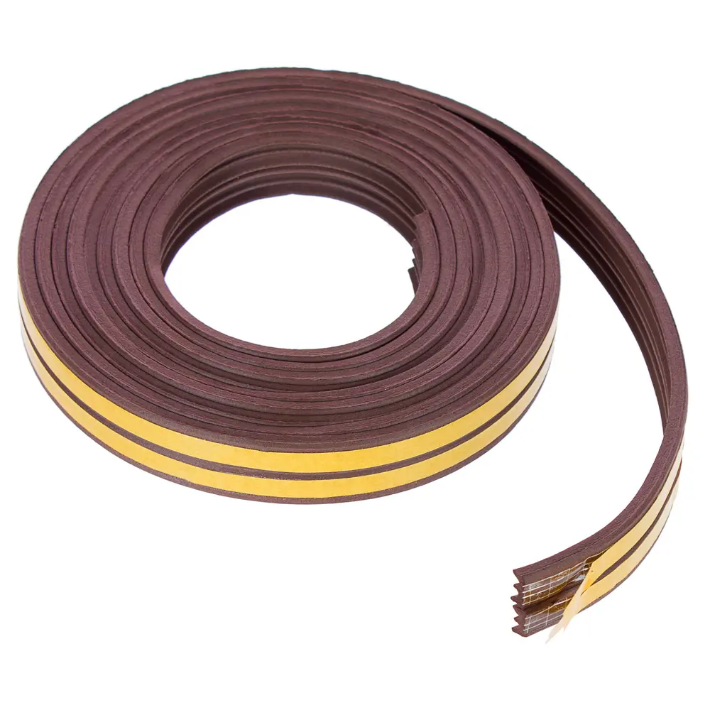 Уплотнитель для окон коричневый Е-профиль, 9х4 мм х 6 м Santreyd STLM-2061294