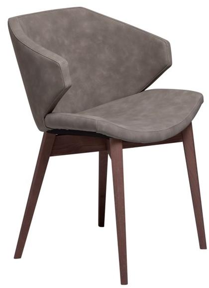 Tonin Casa Стул с подлокотниками из экокожи на деревянной основе sun-id-1435085 - Вид №1