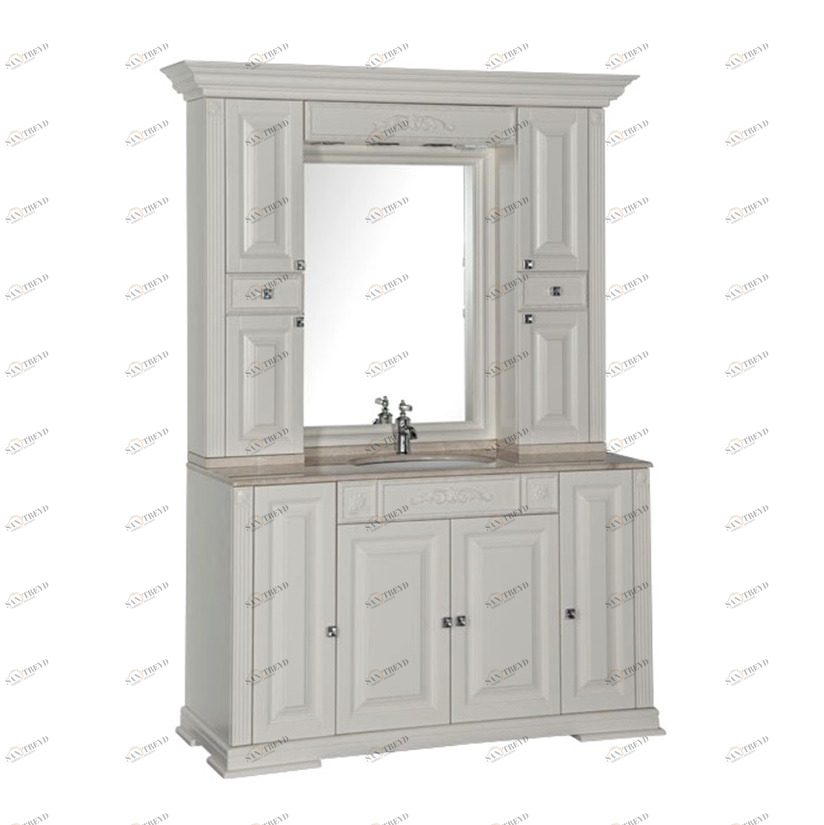 Комплект мебели Aquanet Кастильо 140 слоновая кость 00182697