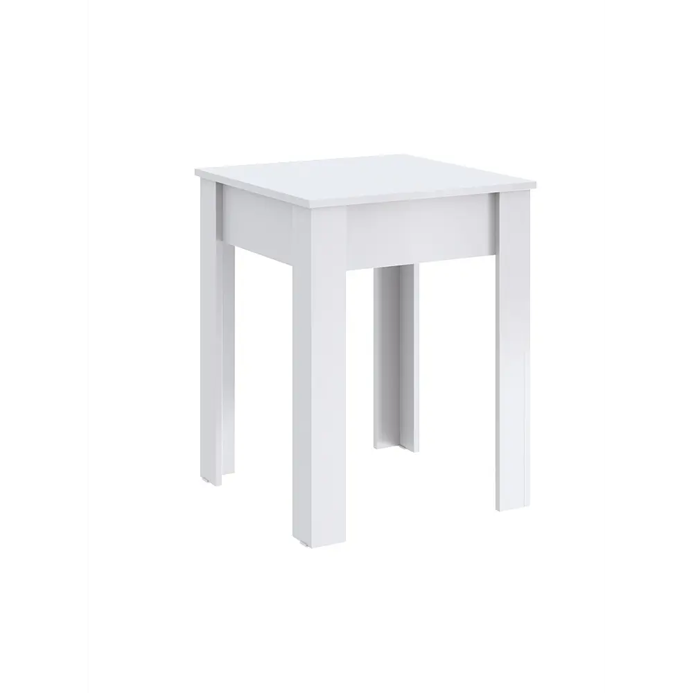 Стол обеденный 58x75 см квадрат ДСП цвет белый Santreyd STLM-2137292