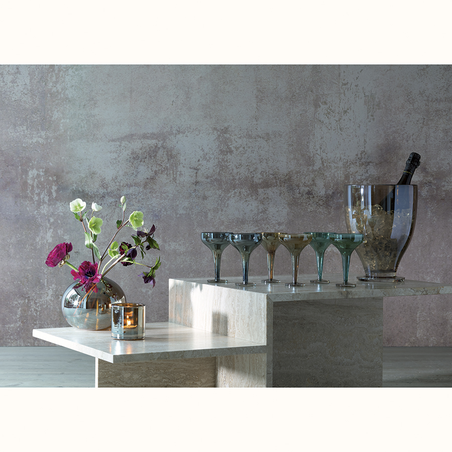 G1662-08-140 Подсвечник signature, epoque, 8,5 см, сапфир LSA International  - Вид №2