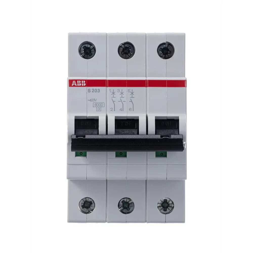 Автоматический выключатель ABB S203 3P C25 А 6 кА 2CDS253001R0254 STLM-2110544 - Вид №1