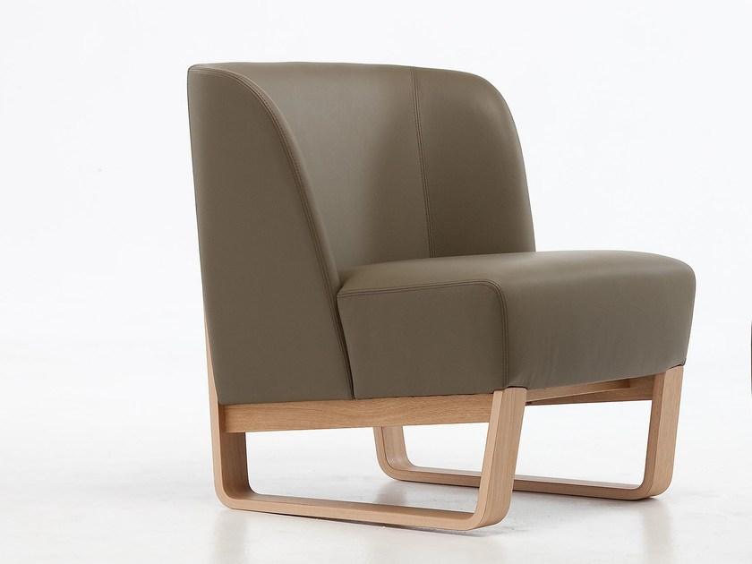 Very Wood Кожаное кресло-санки Skid sun-id-1366635 - Вид №1