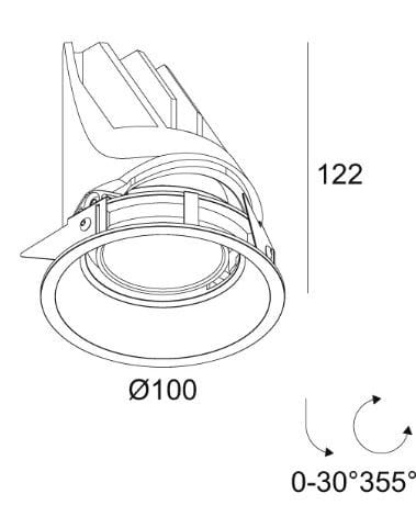 Круглый светодиодный светильник Deltalight Entero ARCH-00101866 - Вид №3