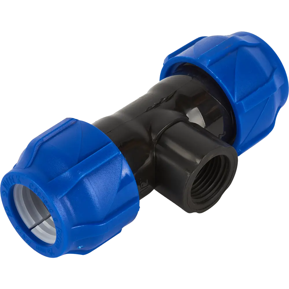 Тройник комбинированный ПНД Valfex 25x1/2"x25 мм ВР 1210012501225 STLM-2003274