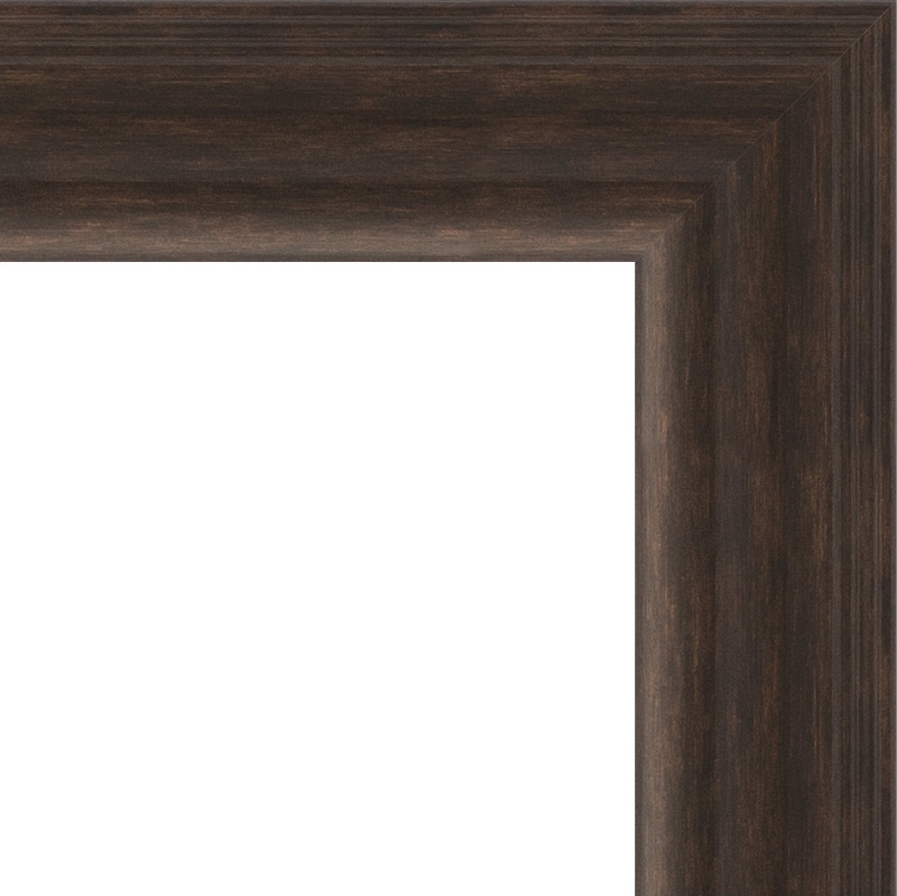 BY 1134 Зеркало с фацетом в багетной раме - палисандр 62 mm EVOFORM Exclusive - Вид №4