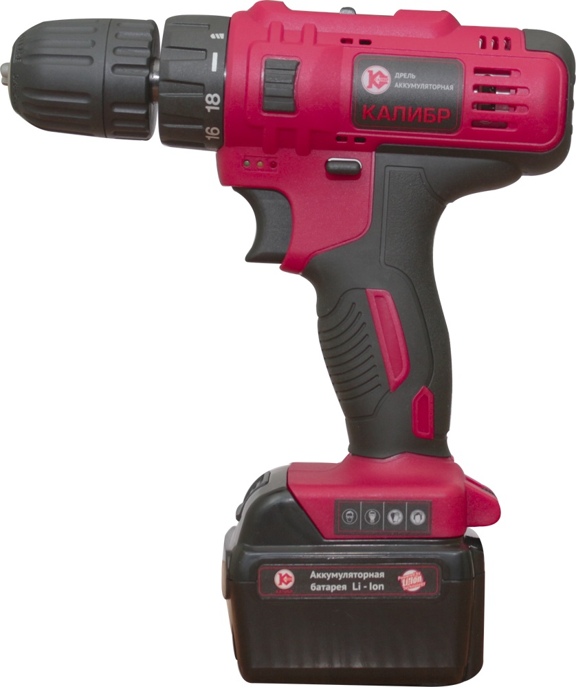 70734 Калибр Аккумуляторная дрель (Li-Ion) ДА-20 