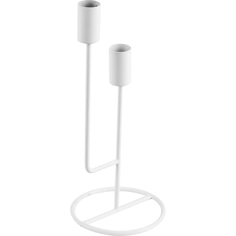 87691204 Подсвечник Фейерверк 24 см цвет белый STLM-0962662 Santreyd  - Вид №1