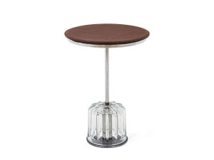 Круглый журнальный столик из муранского стекла для гостиной