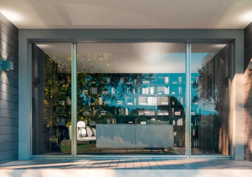 COCIF Распашная дверь патио с термическим разделением из алюминия и дерева Invisible sun-id-1367698 - Вид №4