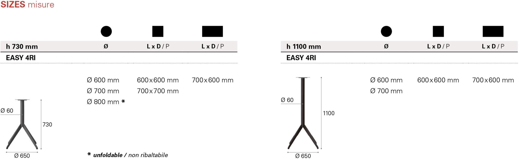 Nitesco Квадратный стол с основанием 4 звезды Easy sun-id-1397778 - Вид №1