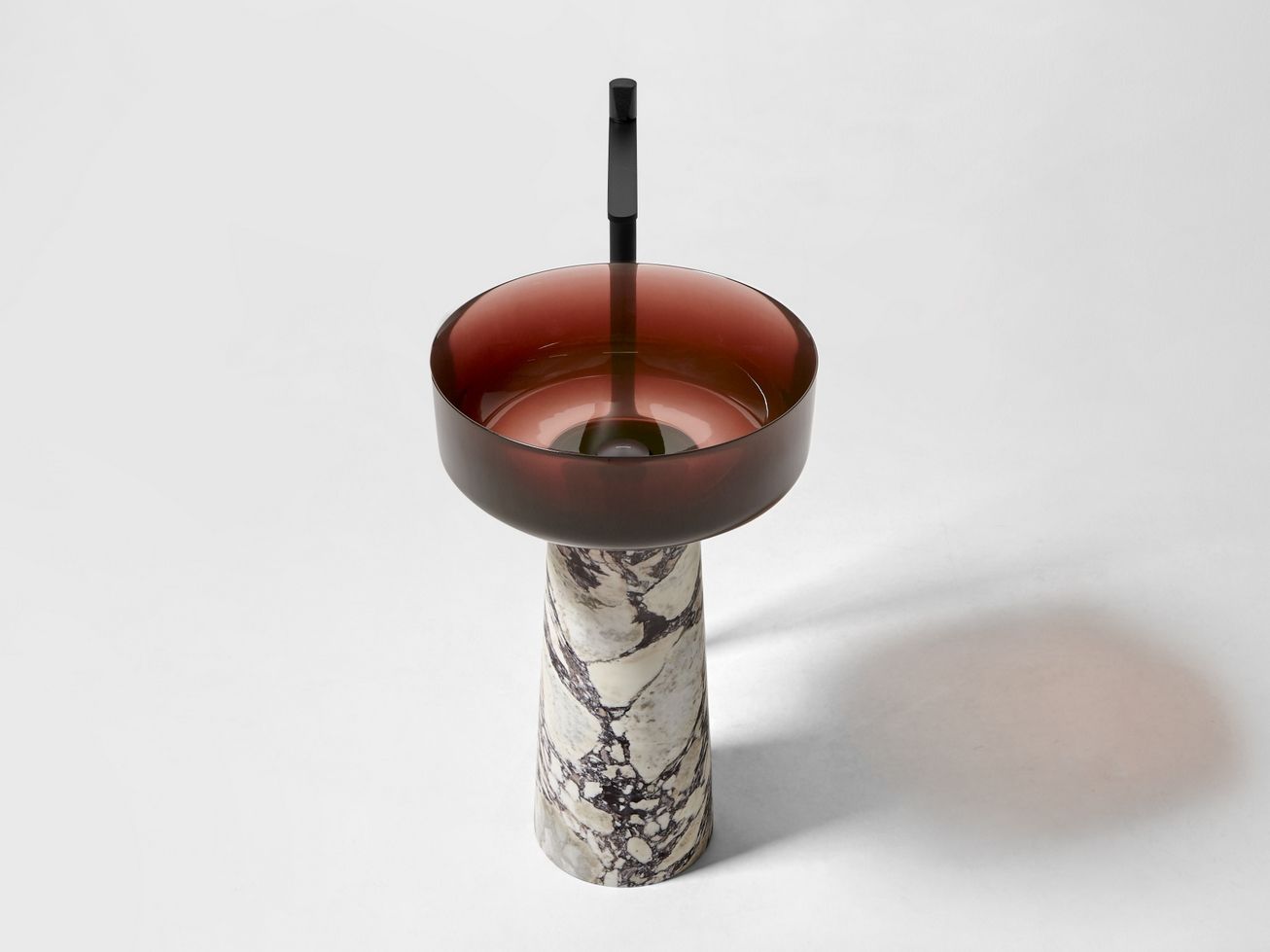 Круглая мраморная раковина Calacatta Viola и Cristalmood® Antoniolupi ALBUME12 + ALBUME21 ARCH-00069913