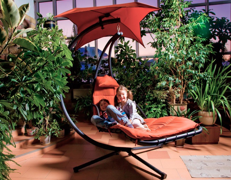 Подвесные садовые качели Luna BESTA FIESTA  132505 Оранжевый  - Вид №1