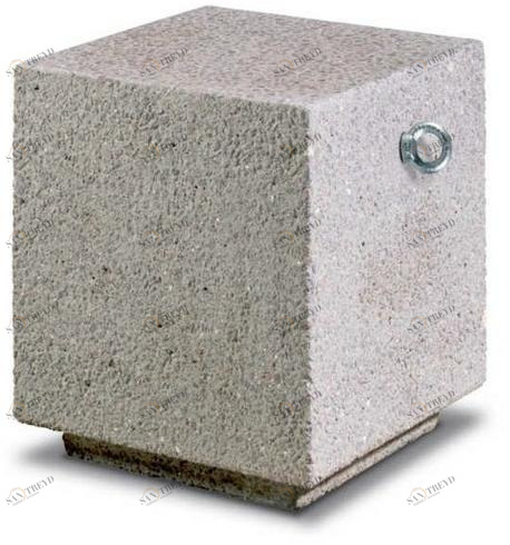 Metalco Неподвижный реконструированный каменный столбик с основанием sun-id-1463494