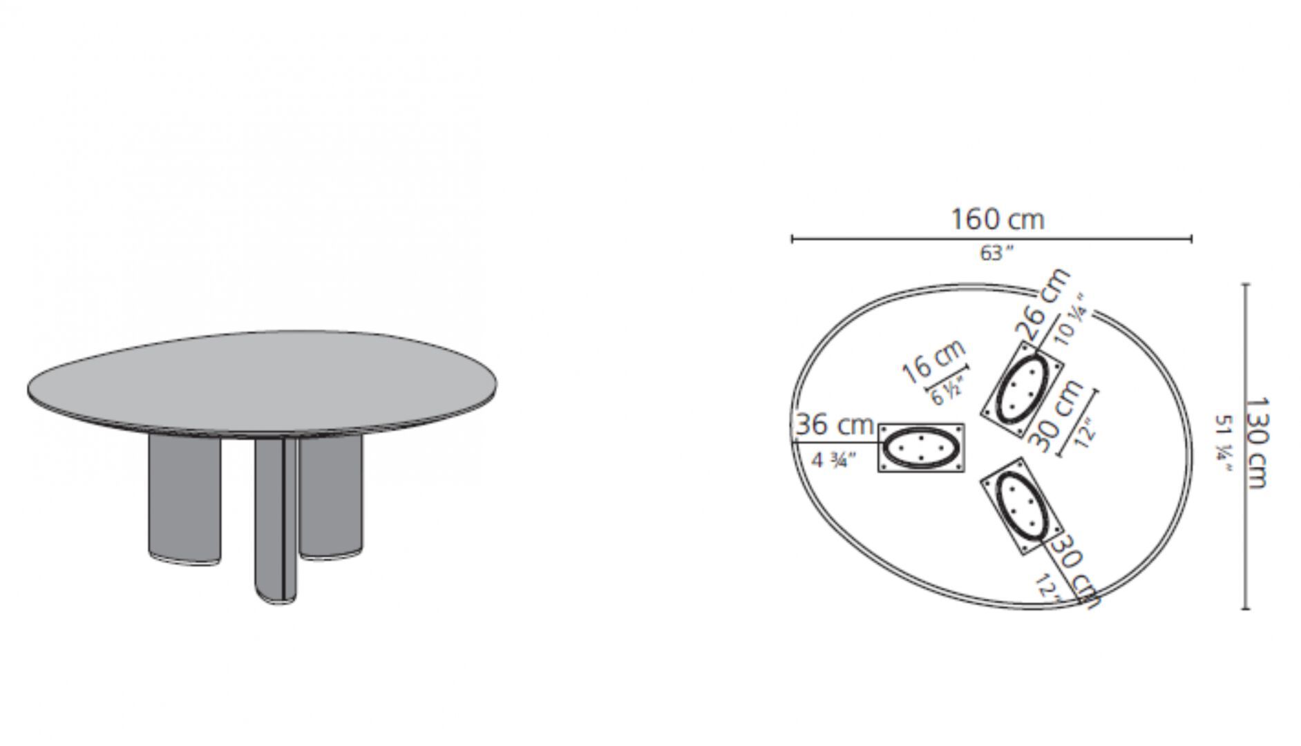 Круглый мраморный стол Casamilano Arne ARCH-00000628 - Вид №4