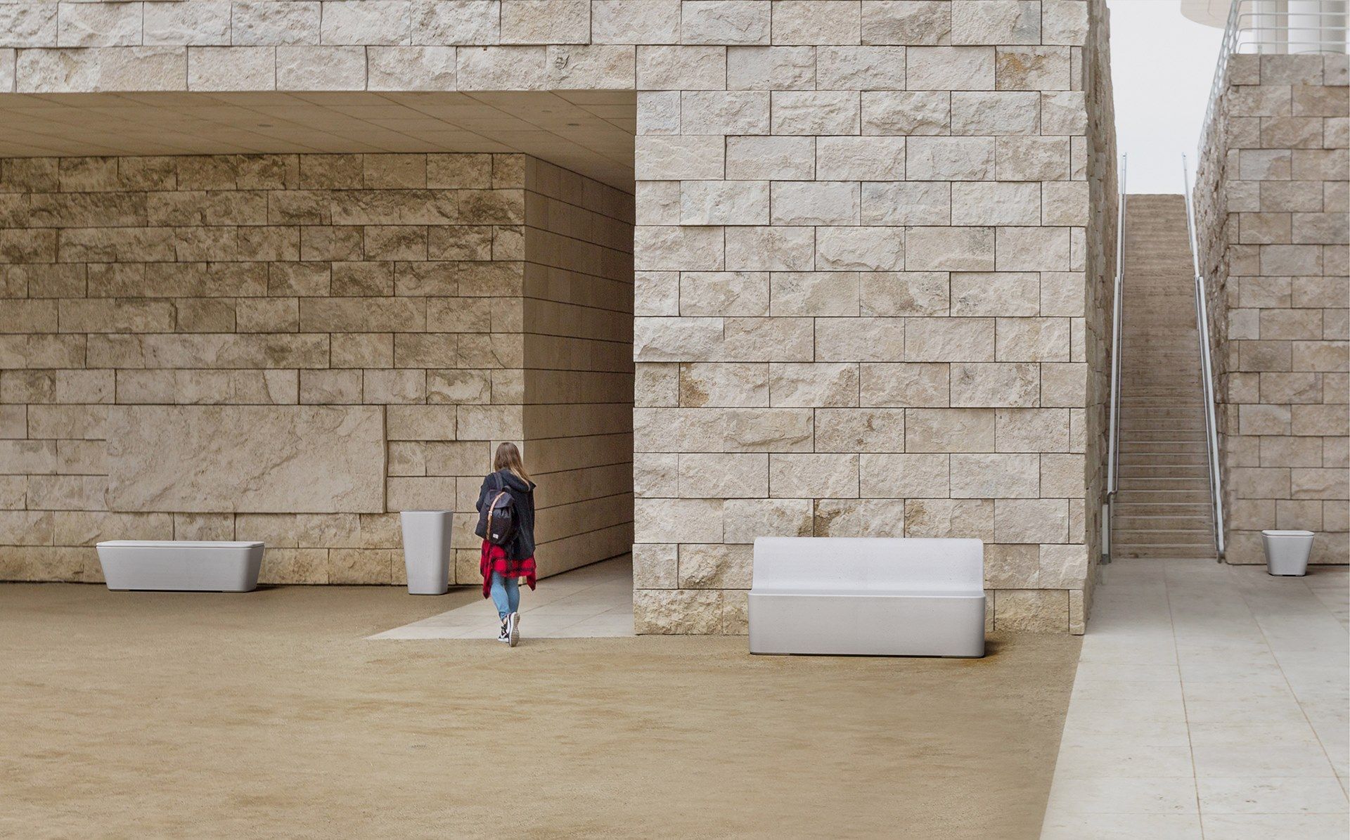 Бетонное наружное сиденье SIT Smooth ARCH-00097102 - Вид №2