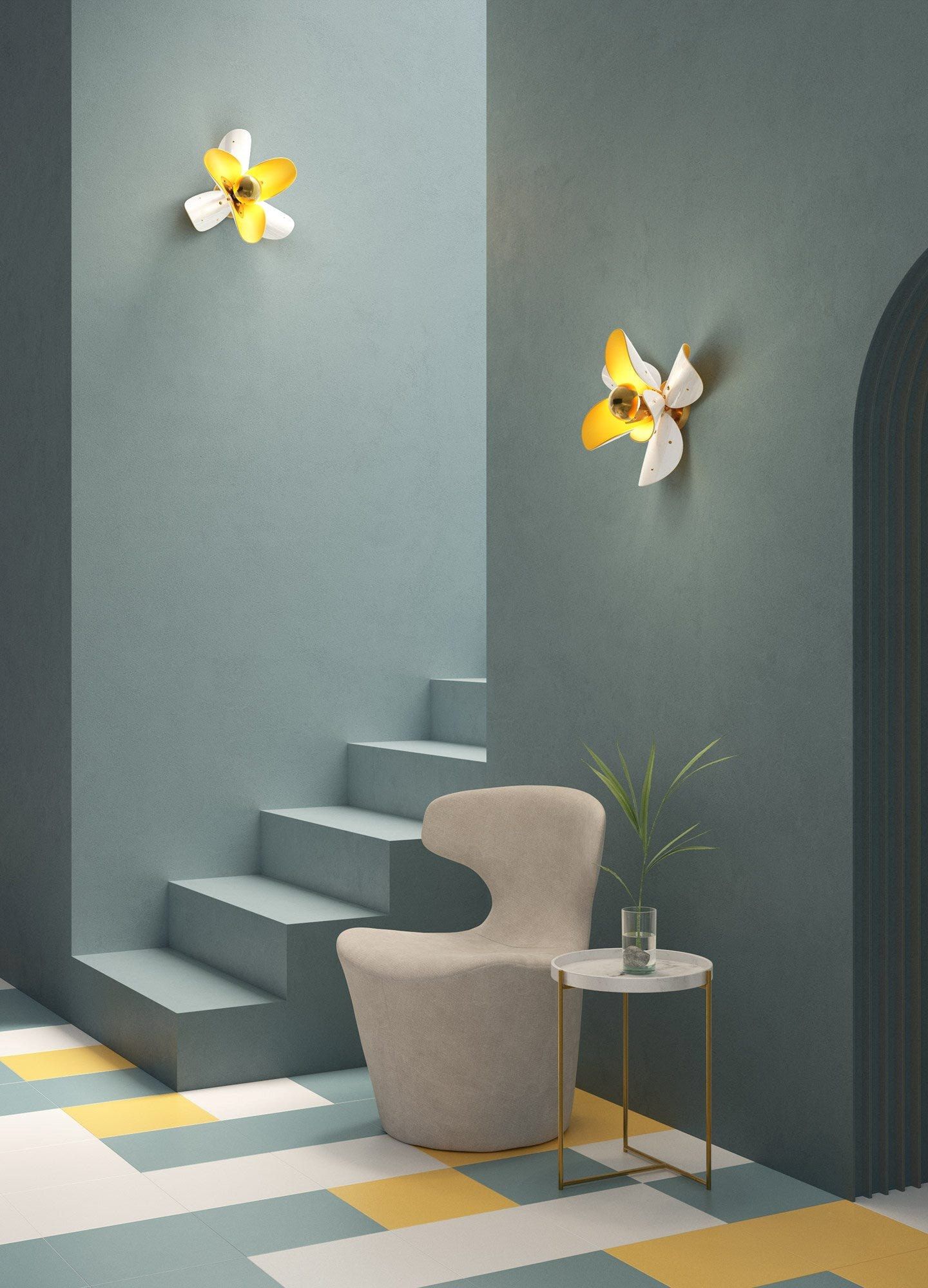 Китай настенный светильник Lladró Blossoms ARCH-00097315 - Вид №1